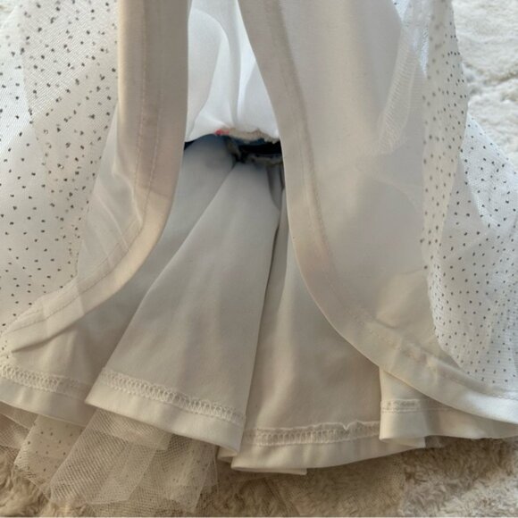 Girls Rule | Chambray Polka Dot & Tulle Twirl Dress | Size 12 Months - Picture 6 of 9